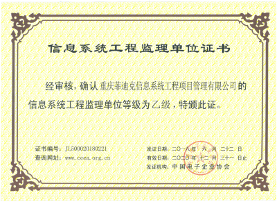 重庆菲迪克信息系统工程项目有限公司